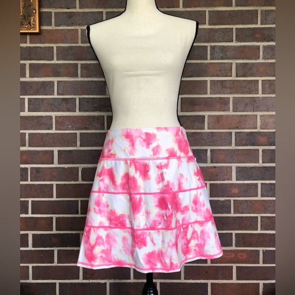 NWT Ideology Skort Womens Size XXL Pink Tie Dye Shorts Tiered Performance Golf - Picture 9 of 9